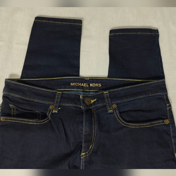 Michael Kors Izzy Skinny Women's Jeans - Size 8 - Dark Denim - Picture 5 of 7
